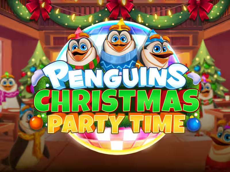 Penguins Christmas Party Time